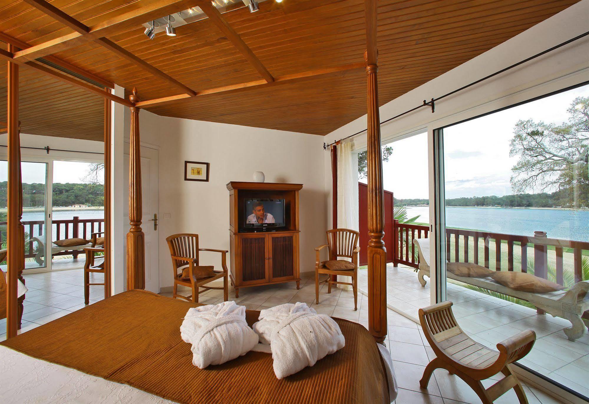 Hotel Les Hortensias Du Lac Soorts-Hossegor ภายนอก รูปภาพ